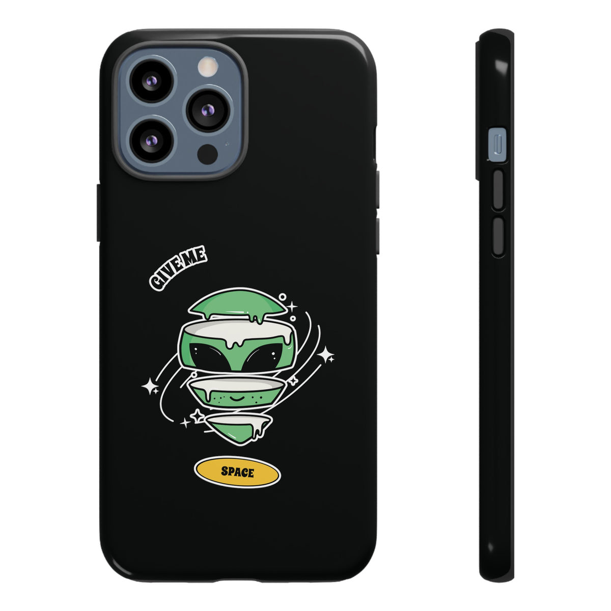 Space Funny UFO Sci-Fi Tough iPhone Mobile Cases-welovescifi