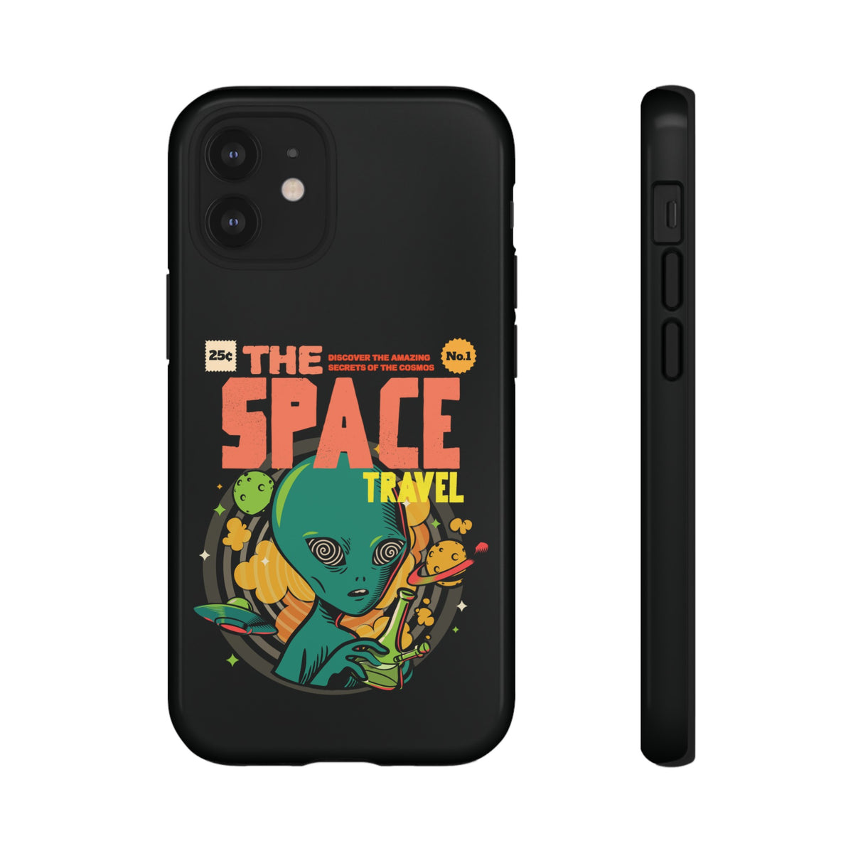 Sci-Fi Phone Case | Space Travel Comic UFO iPhone Cover