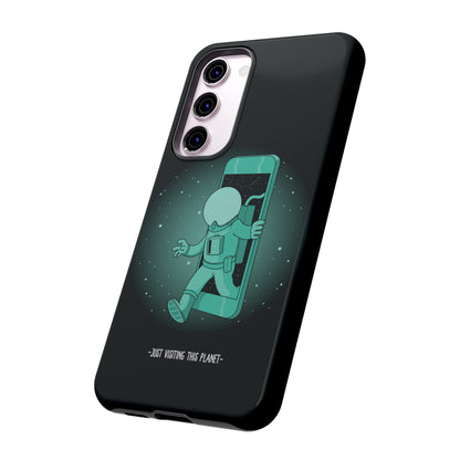 Funny Astronaut Mobile Cases - Just Visiting This Planet