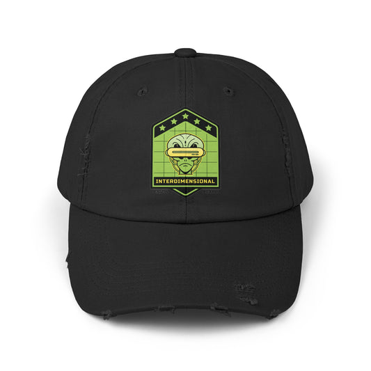 Interdimensional Alien Cap - Unisex Sci-Fi Distressed Hat