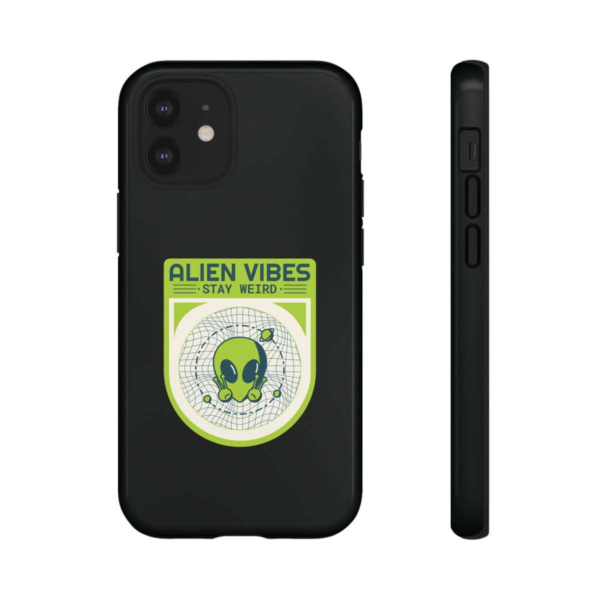 Stay Weird UFO Sci Fi Tough iPhone Mobile Cases WeLoveSciFi