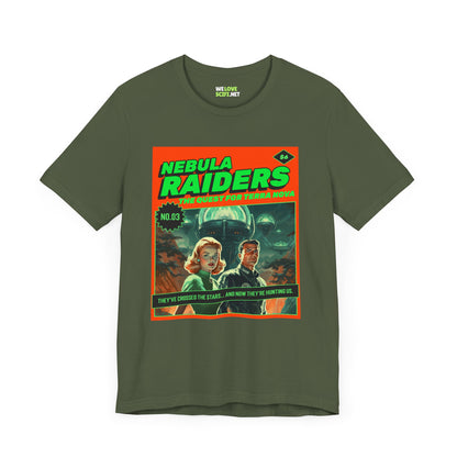 Nebula Raiders Retro Sci-Fi T-Shirt | Retro Sci-Fi T-Shirt