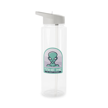 Take Me to Your Leader Alien Tritan Water Bottle