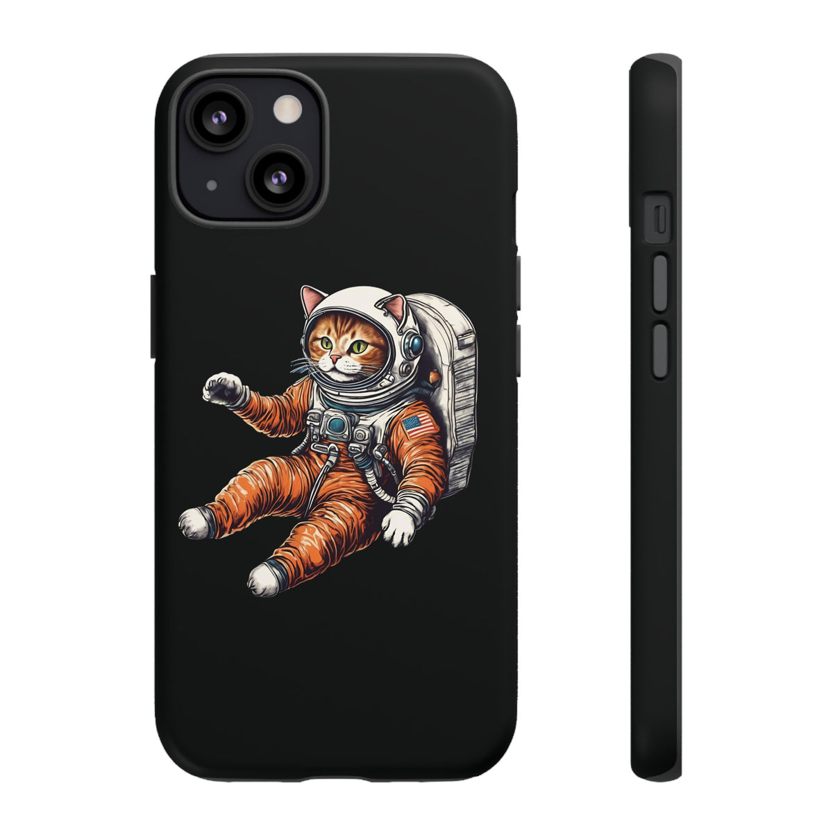 Redhead Spacecat iPhone Case - Tough Astronaut Mobile Cover