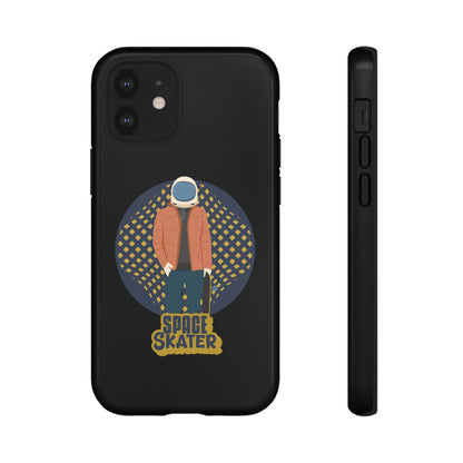 Space Skater Astronaut Sci-Fi Tough iPhone Mobile Cases