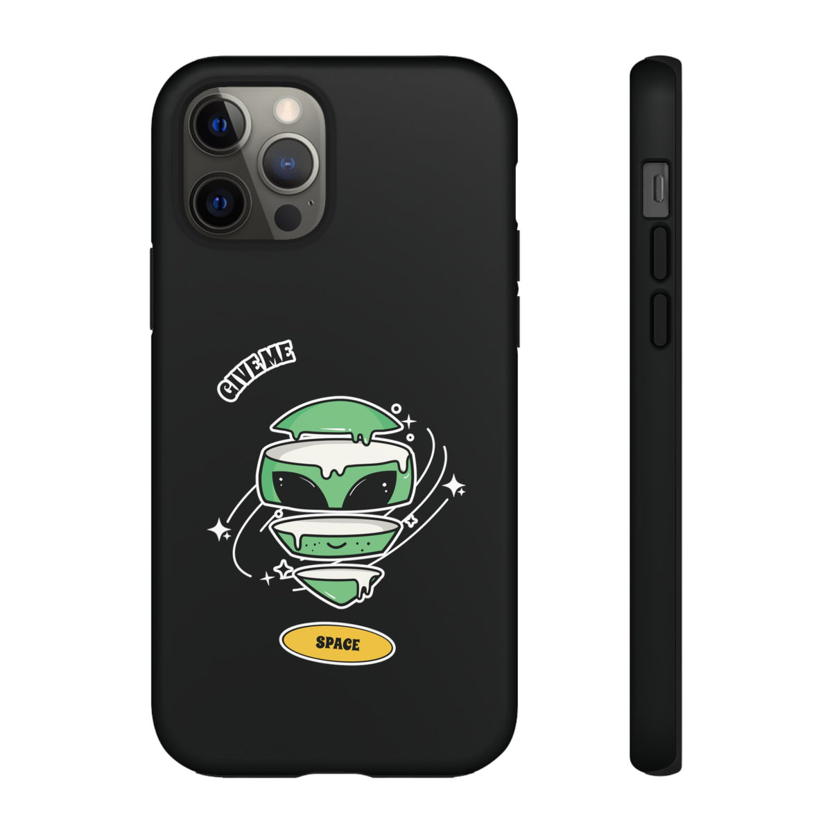 Space Funny UFO Sci-Fi Tough iPhone Mobile Cases-welovescifi