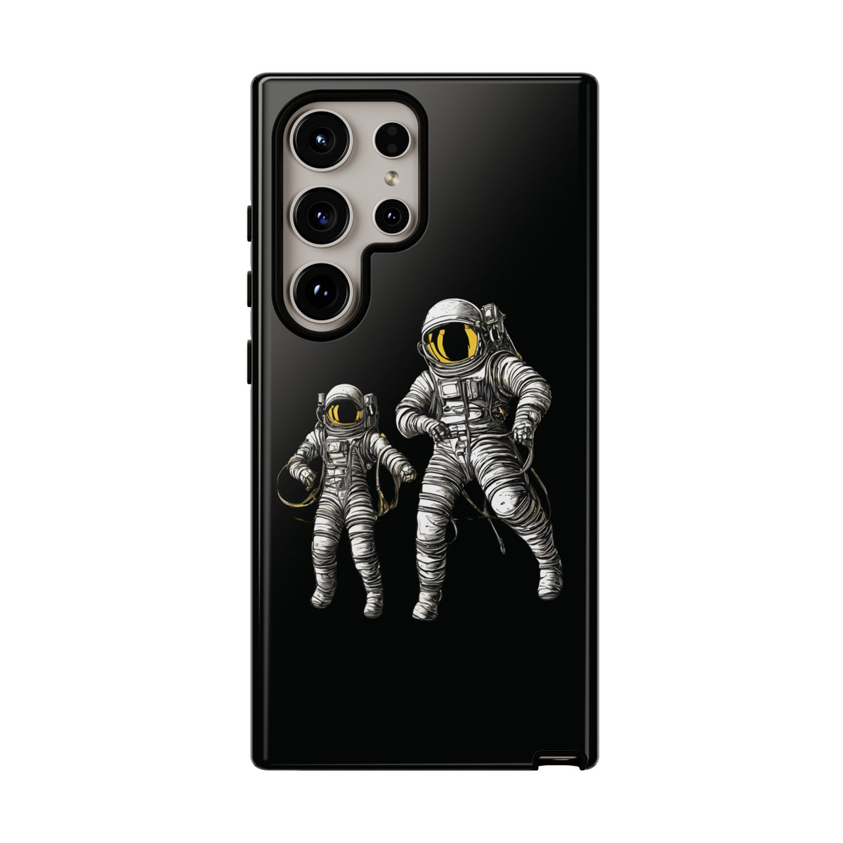 Astronauts Floating Tough Samsung Galaxy Mobile Cases