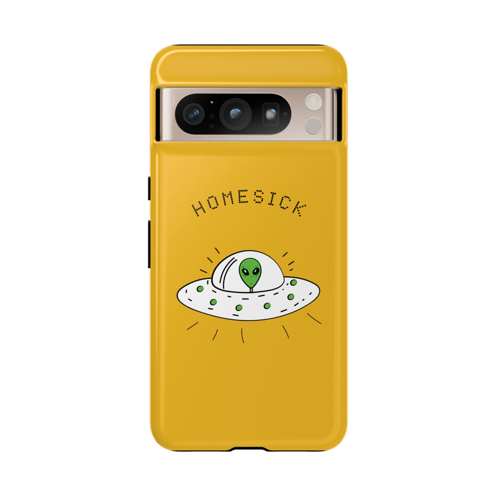 Funny UFO Google Pixel Cases Homesick Sci-Fi Design