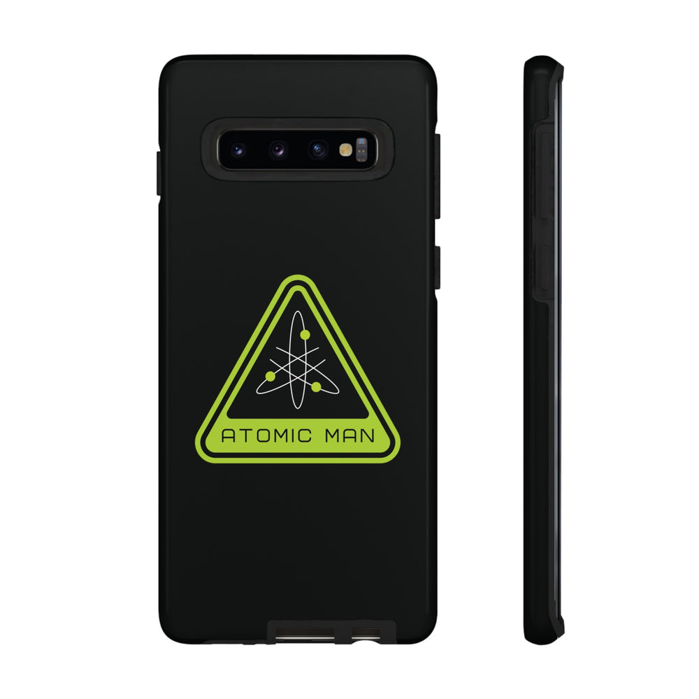 Atomic Man Retro Sign Sci-Fi Samsung Galaxy Mobile Cases