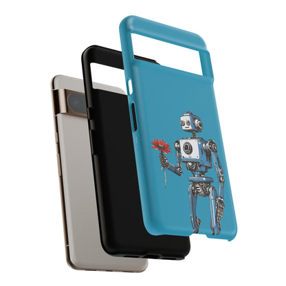 You Never Bring Me Flowers Robot SpaceArt Tough Google Pixel Mobile Cases-welovescifi.net