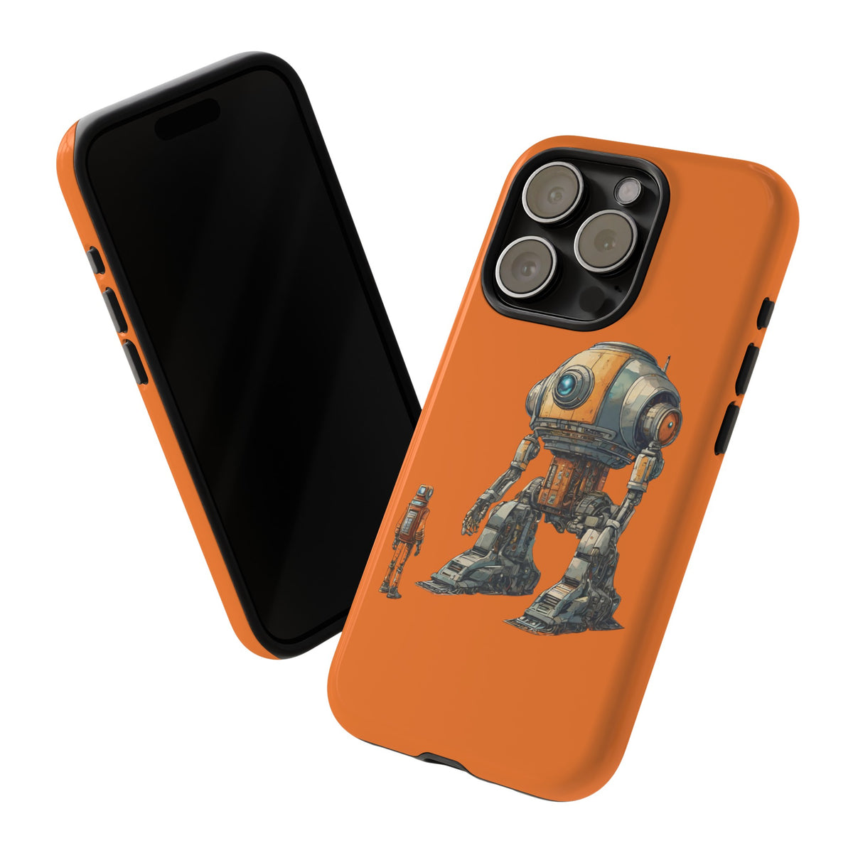 Robot Space Art iPhone Cases | Sci-Fi Tough Mobile Covers