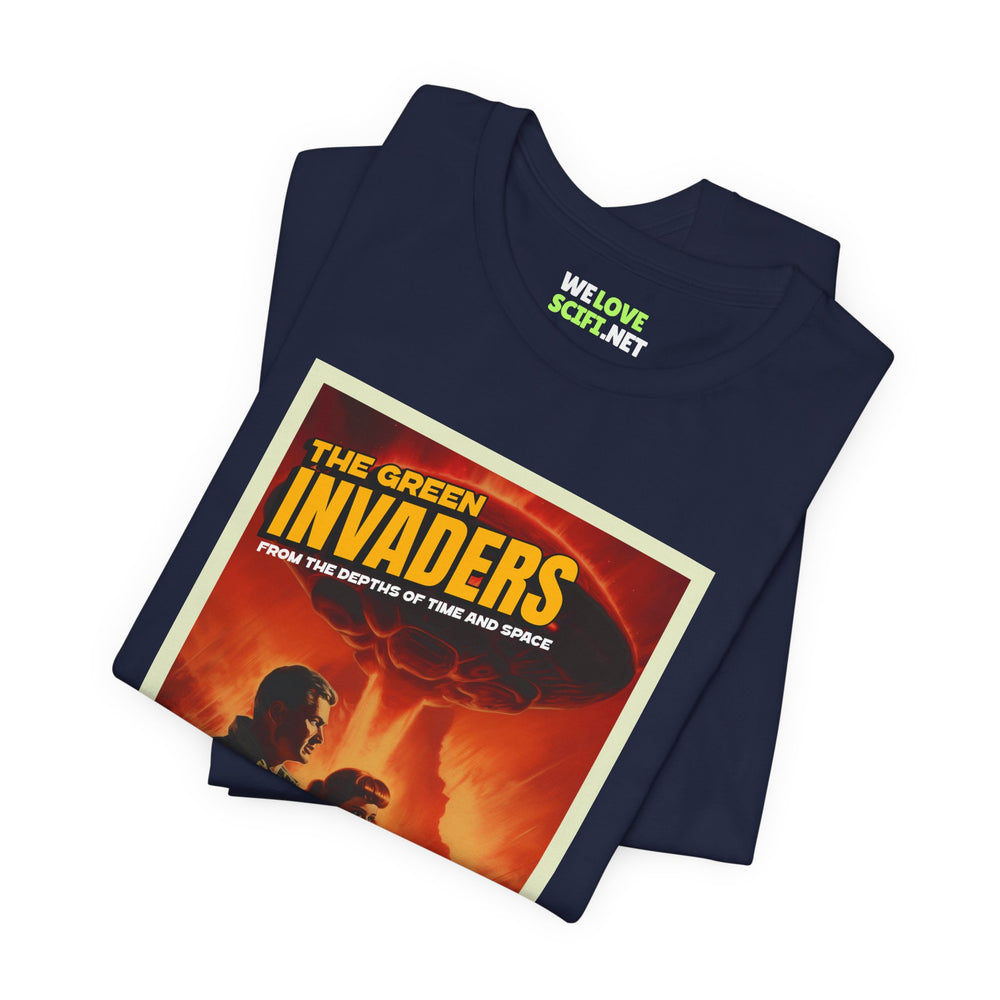 Retro Sci-Fi T-Shirt: The Green Invaders | We Love Sci-Fi