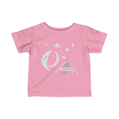 tee-Spacestation No13 Infant Sci-Fi Fine Jersey Tee