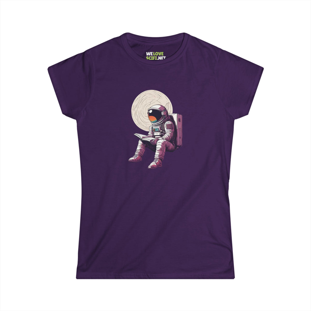 Space Art Tee - Astronaut Women's Shirt | Read That Book