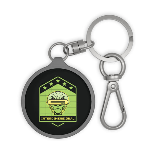 Interdimensional Alien Sign Keyring Tag-welovescifi.net