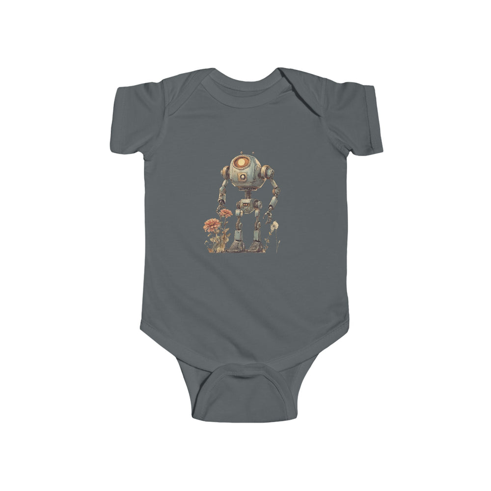 Flowers Robot Bodysuit - Unique Sci-Fi Babywear Love SciFi