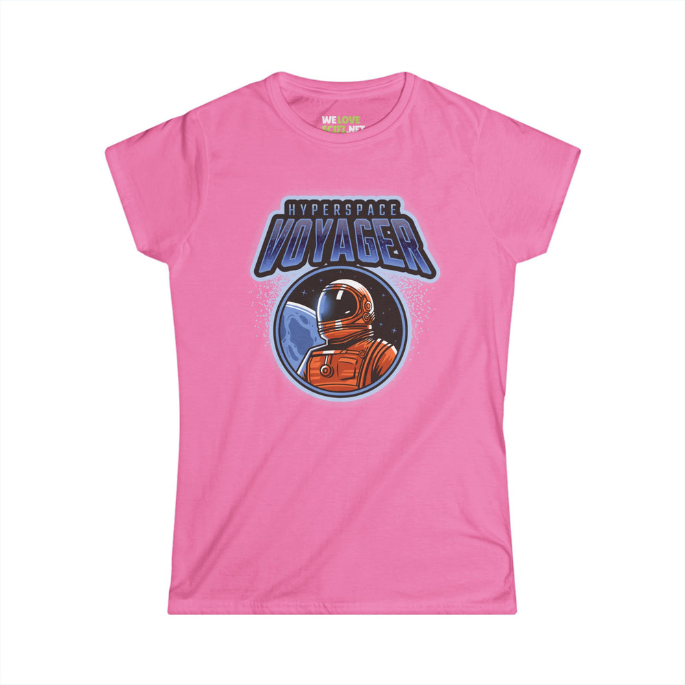 Hyperspace Voyager Astronaut Woman's Tee | WeLoveSciFi