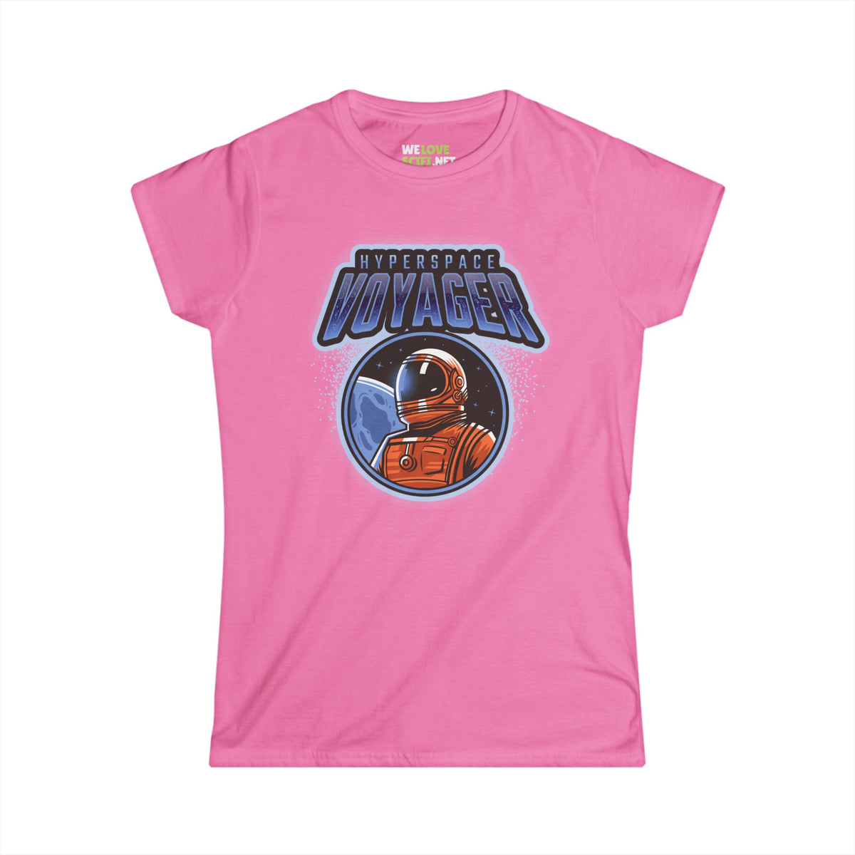 Hyperspace Voyager Astronaut Woman's Tee | WeLoveSciFi