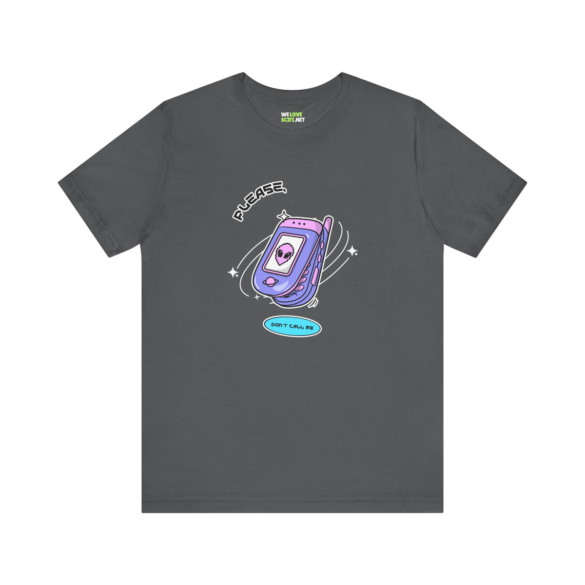 sci-fi t-shirt-Please Don't Call Me UFO Sci-Fi T-Shirt