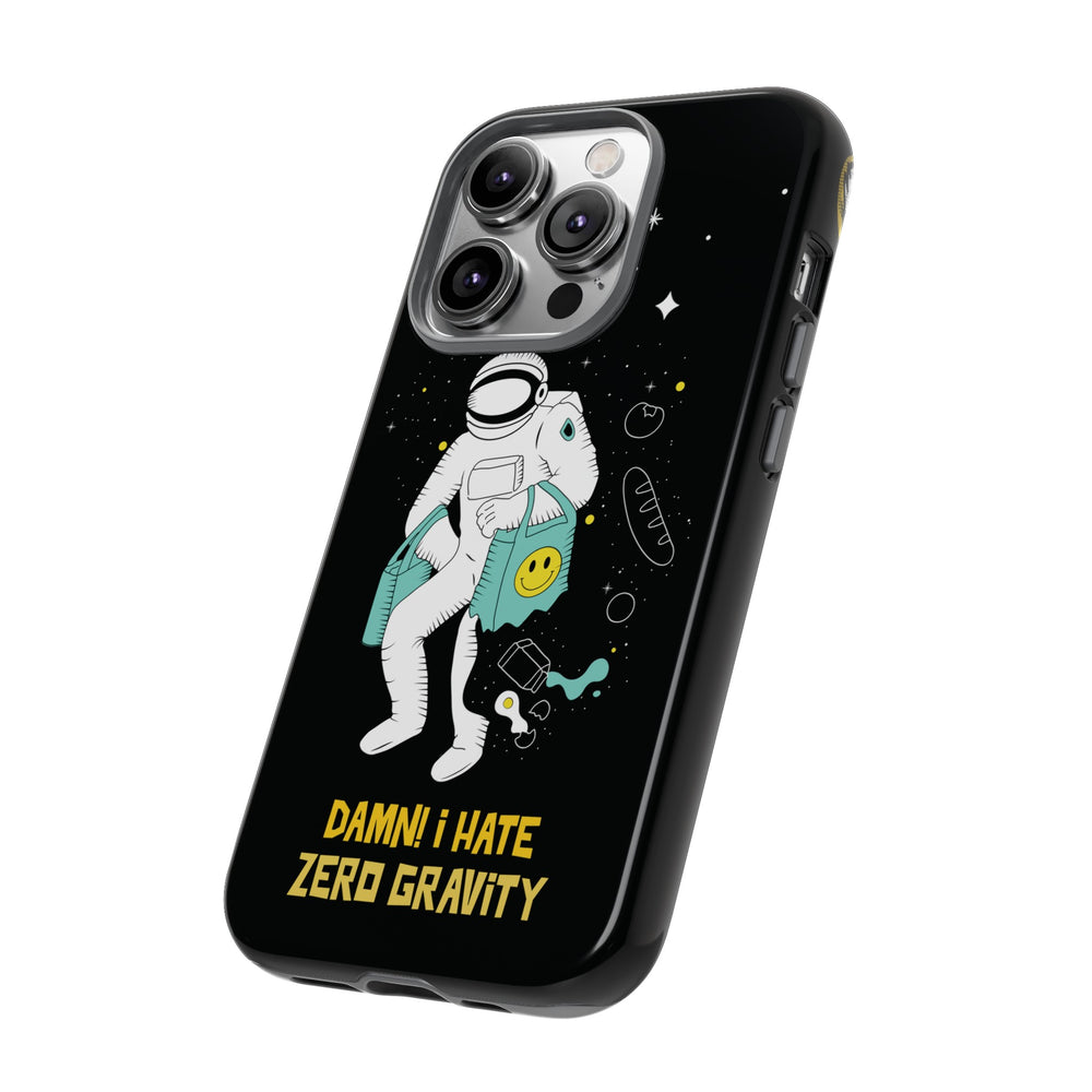 Zero Gravity Funny Astronaut Sci-Fi Tough iPhone Mobile Cases-welovescifi.net