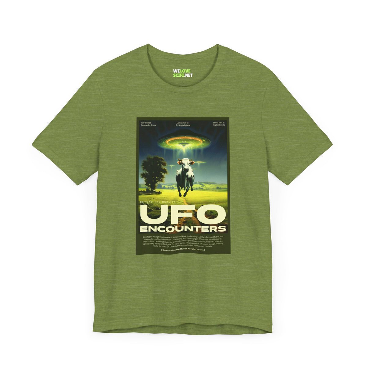 UFO Encounters Retro Sci-Fi T-Shirt-welovescifi.net