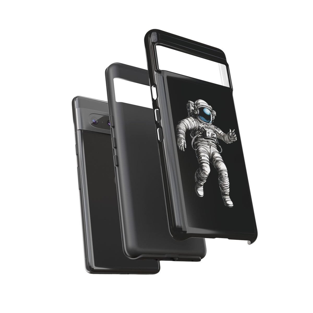 Space Art Astronaut Pixel Cases