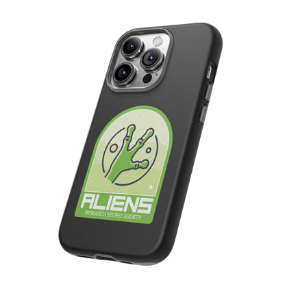 Aliens Research Secret Society UFO Sci-Fi iPhone Mobile Case