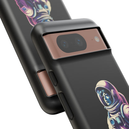 Floating Astronaut Girl Tough Google Pixel Mobile Cases