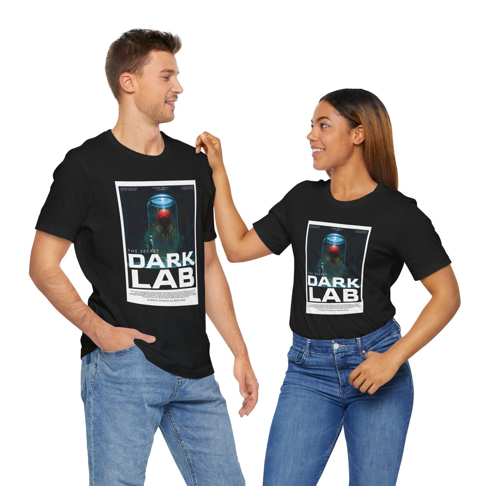 The Secret Dark Lab Retro Sci-Fi T-Shirt | We Love Sci-Fi