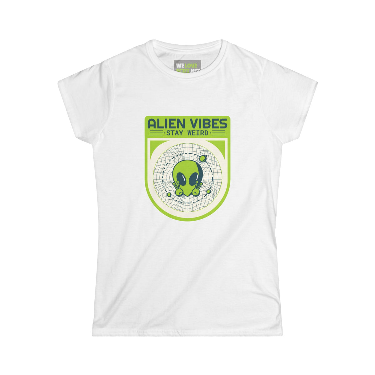 Alien Vibes UFO Woman's Tee-welovescifi.net