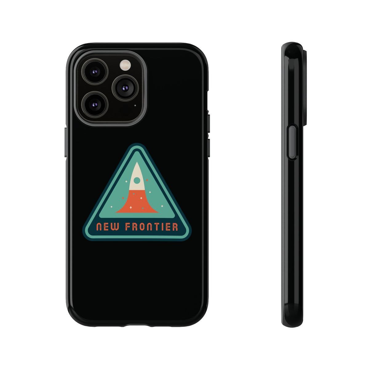 Retro Sci-Fi iPhone Cases New Frontier Tough Mobile Covers