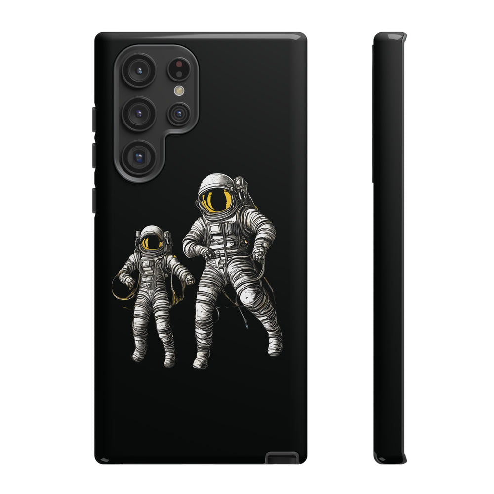 Astronauts Floating Tough Samsung Galaxy Mobile Cases