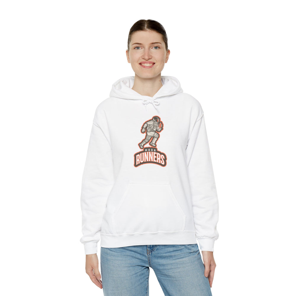 Retro Astronaut Hoodie - Moon Runners Sci-Fi Apparel