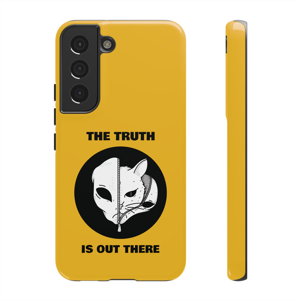 The Truth Is Outthere Funny Cat UFO Tough Samsung Galaxy Mobile Cases-welovescifi.net