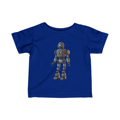 Space Art Tee for Infants | Hey Human Robot Fine Jersey