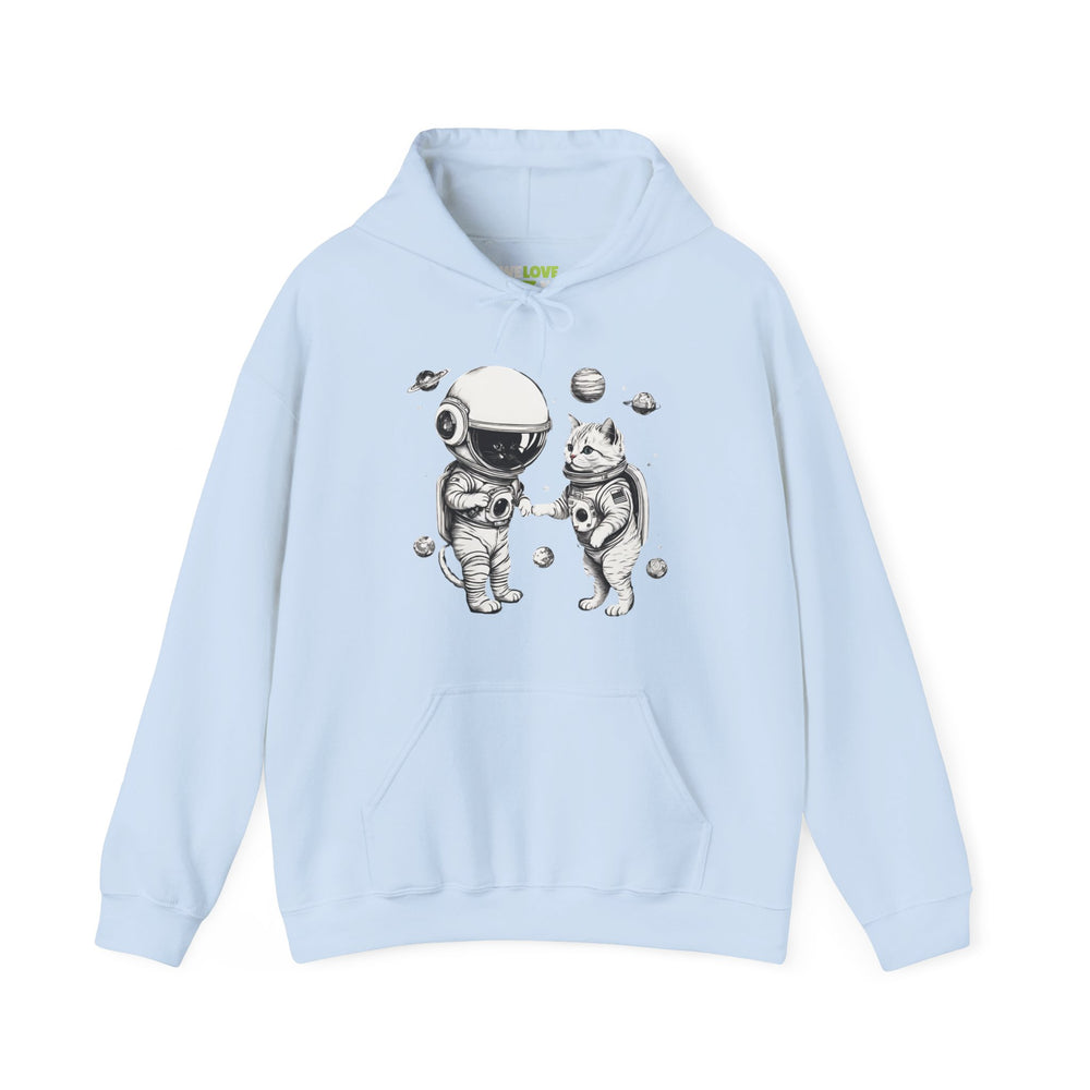 Space Kitties Astronaut Cats Sci-Fi Hoodie