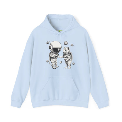 Space Kitties Astronaut Cats Sci-Fi Hoodie