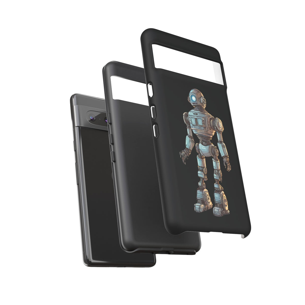 Space Art Robot Pixel Cases Tough Google Pixel Mobile Cases