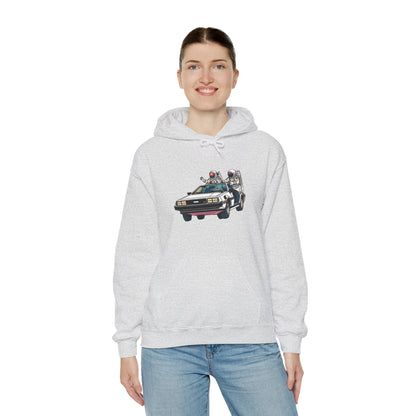 Delorean Party Astronaut Sci-Fi Hoodie-welovescifi.net