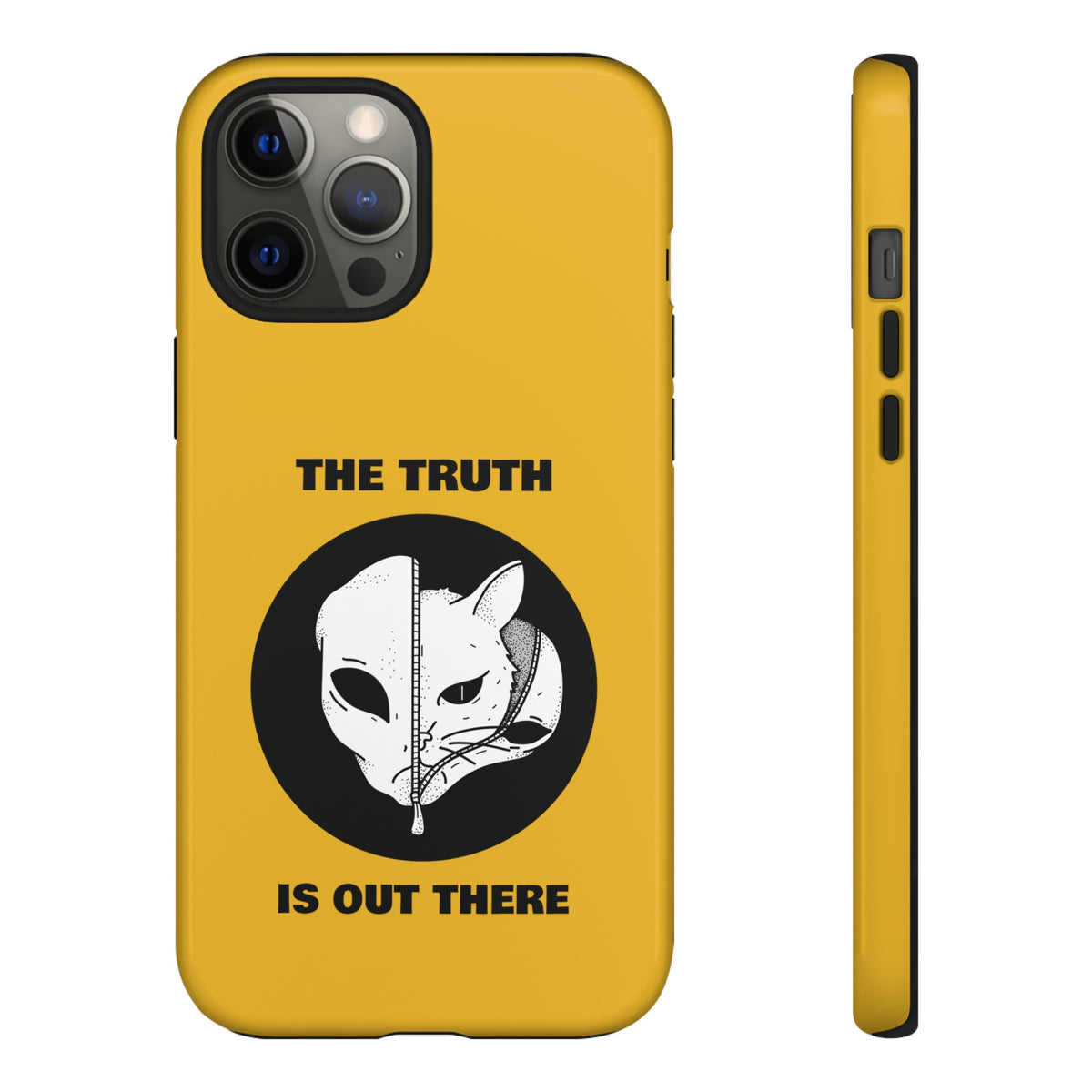 The Truth Is Outthere Funny Cat UFO Tough iPhone Mobile Cases-welovescifi.net