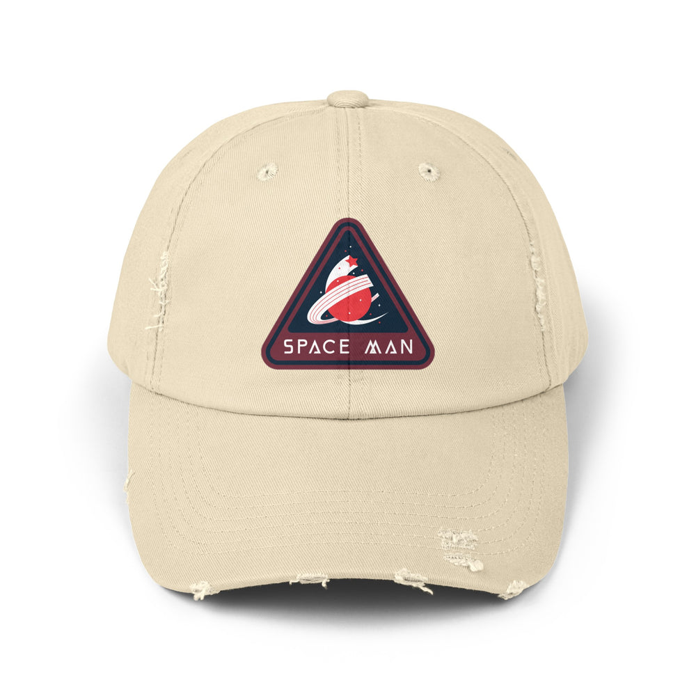 Space Man Cap - Unisex Sci-Fi Distressed Hat | WeLoveSciFi