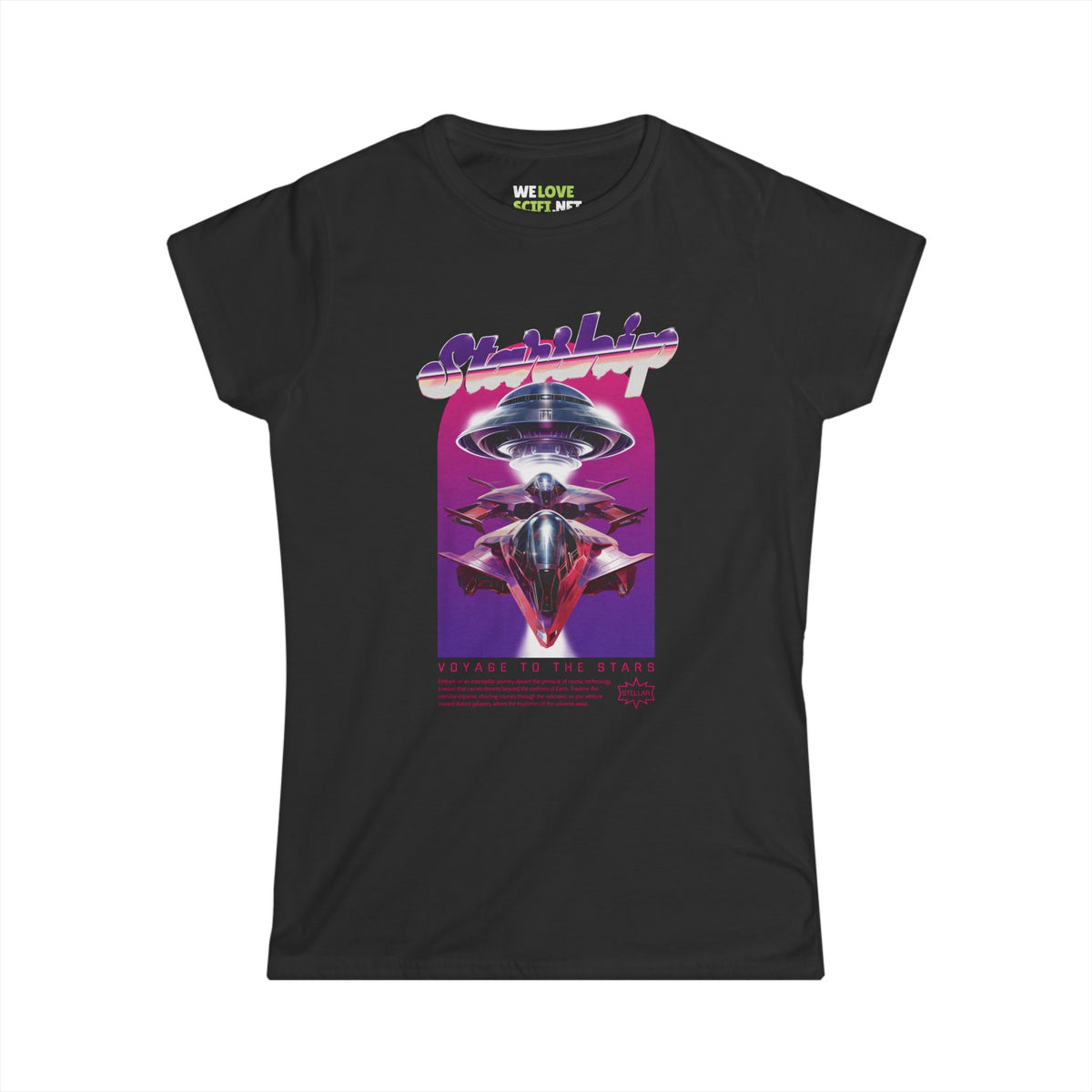 Starship Sci-Fi Woman's Tee Sci-Fi Clothing We Love Sci-Fi