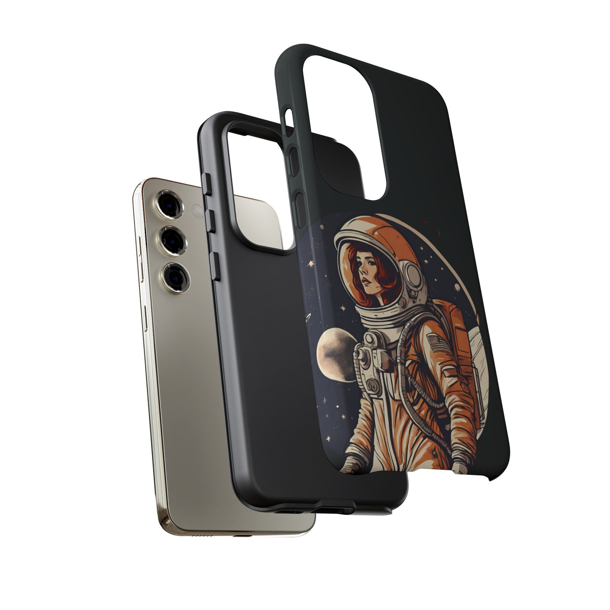 Spacegirl Astronaut Samsung Galaxy Cases