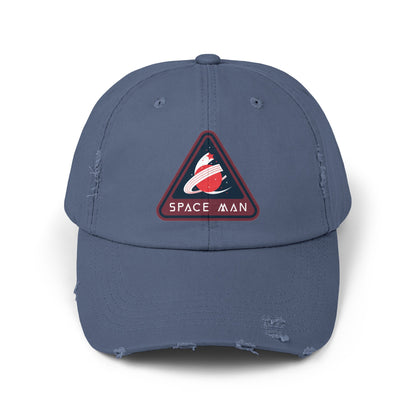 Space Man Cap - Unisex Sci-Fi Distressed Hat | WeLoveSciFi