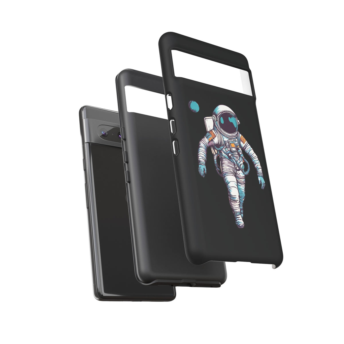 Mini-me Astronaut Spaceart Tough Google Pixel Mobile Cases