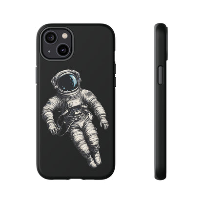 Floating Astronaut SpaceArt Sci-Fi Tough iPhone Mobile Cases