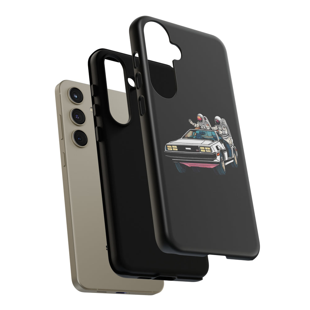 Delorean Party Astronauts Tough Samsung Galaxy Mobile Cases