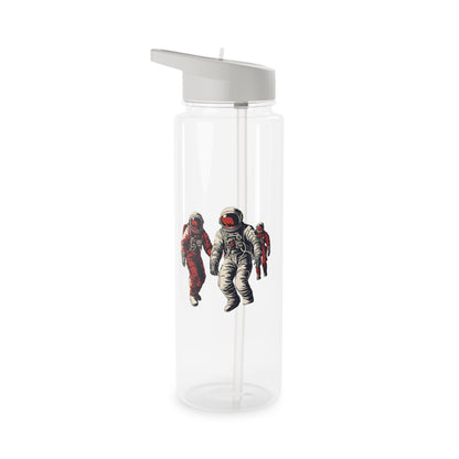 Astronauts In Red Tritan Water Bottle-welovescifi.net