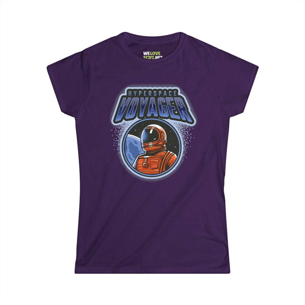 Hyperspace Voyager Astronaut Woman's Tee | WeLoveSciFi