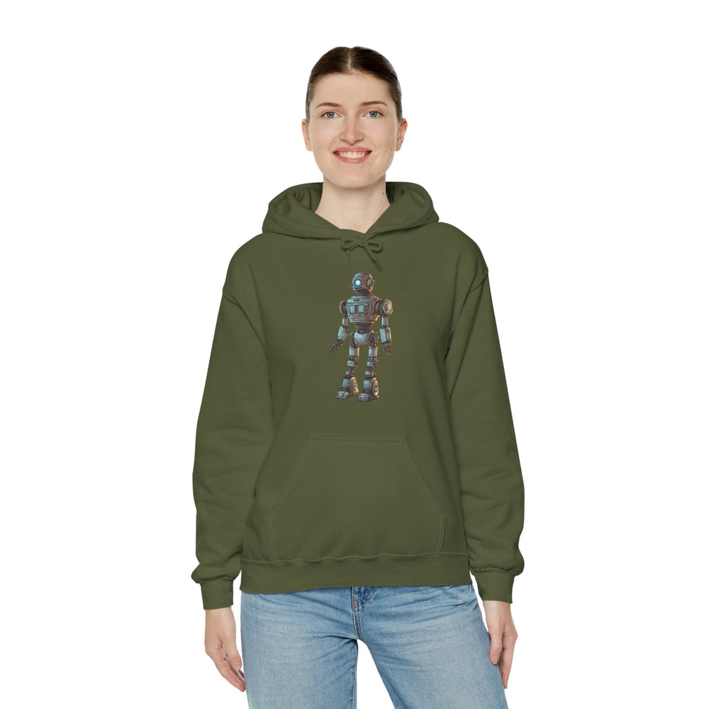 sci-fi hoodie-Hey Human Robot Spaceart Sci-Fi Hoodie